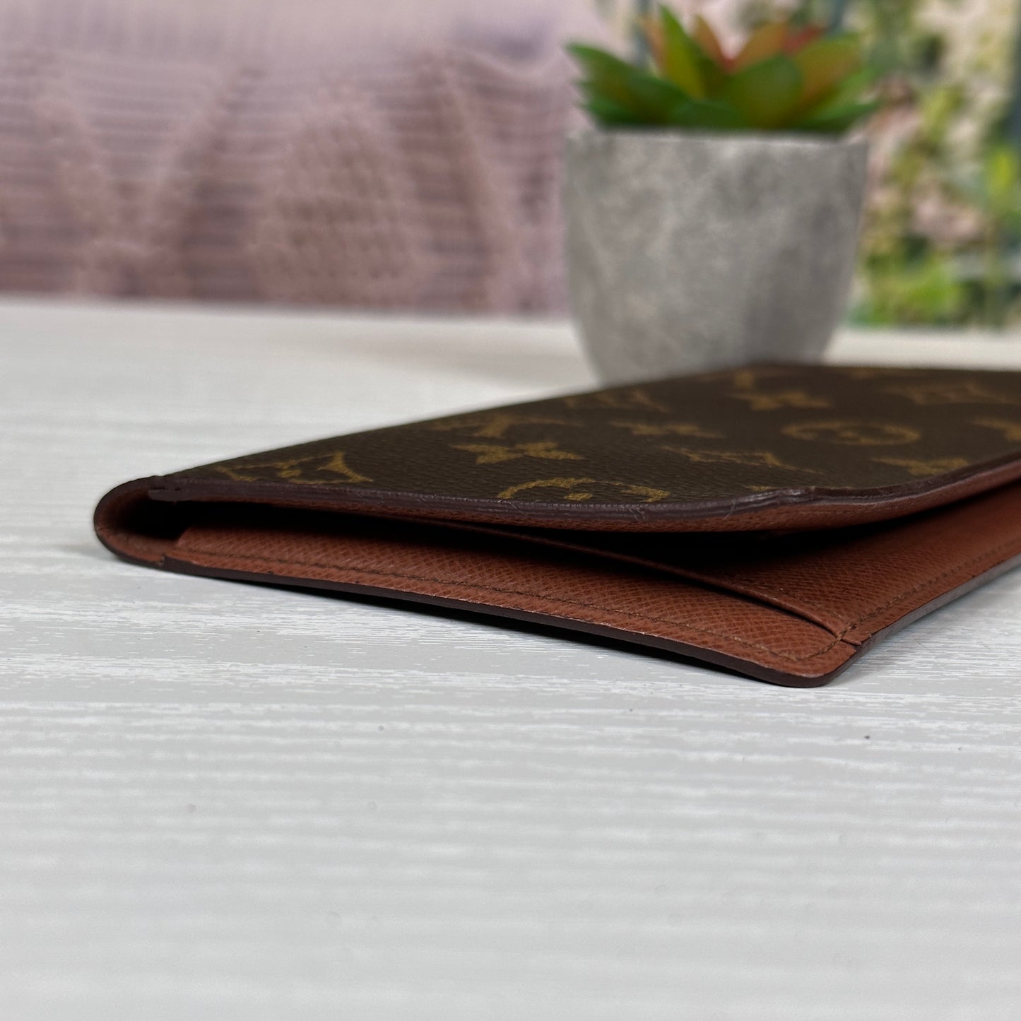 Louis Vuitton Monogram Checkbook Wallet