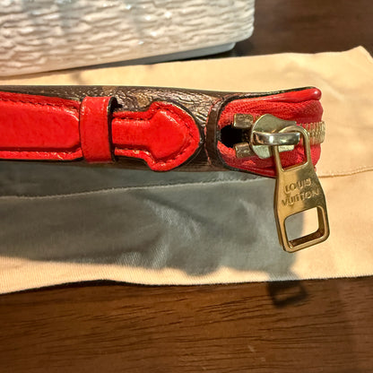 Daily Organizer Clutch Wallet in Cherry Red