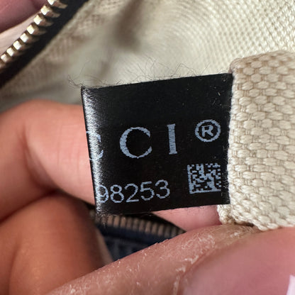 Gucci Original GG Canvas Medium Boston Bag Navy Blue