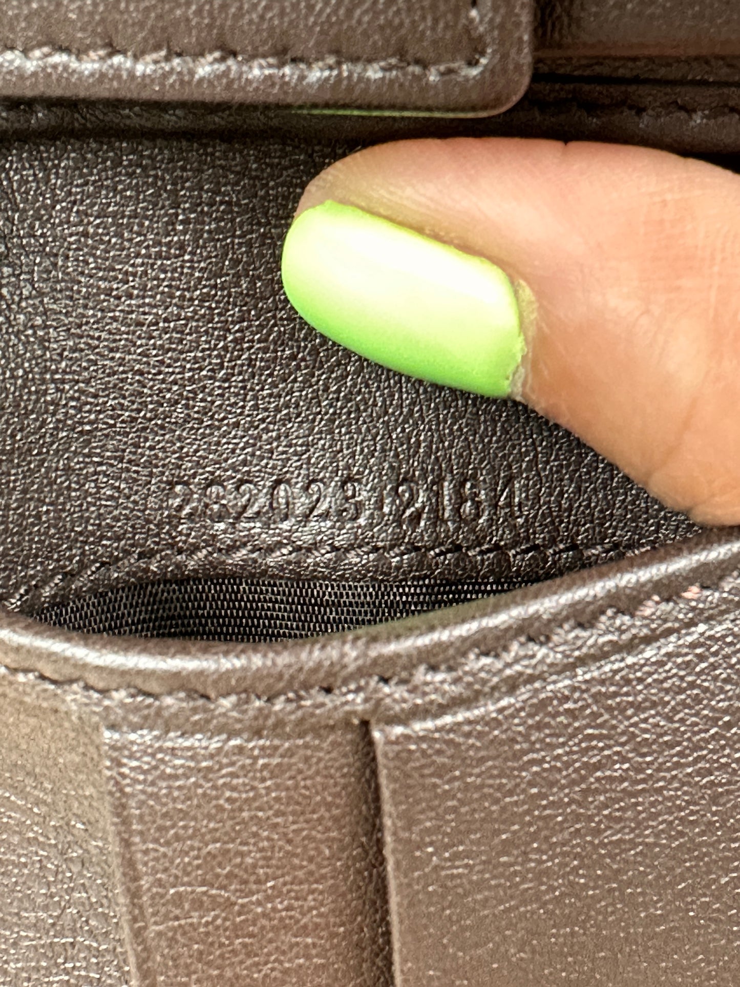 Gucci Micro GG Unisex Bifold Wallet Brown