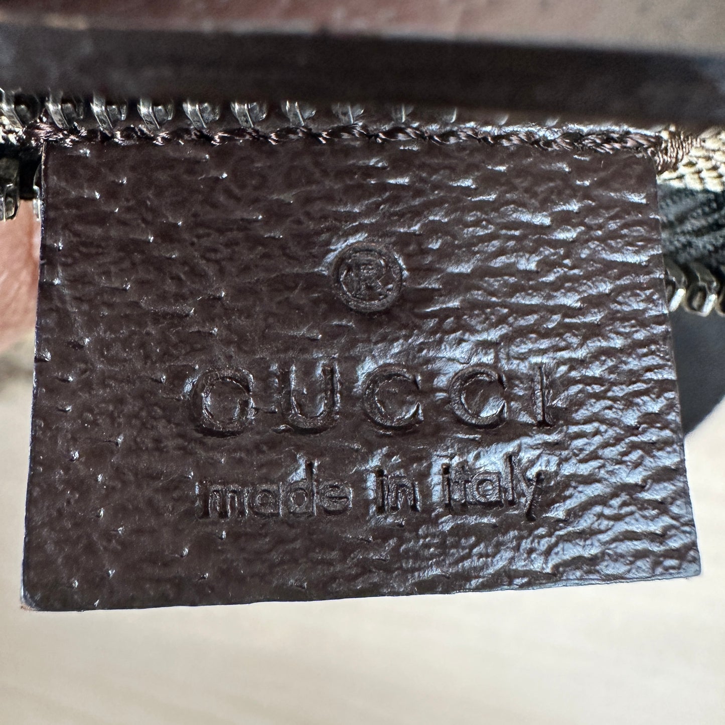 Gucci GG Original Canvas Belt Bag Dark brown