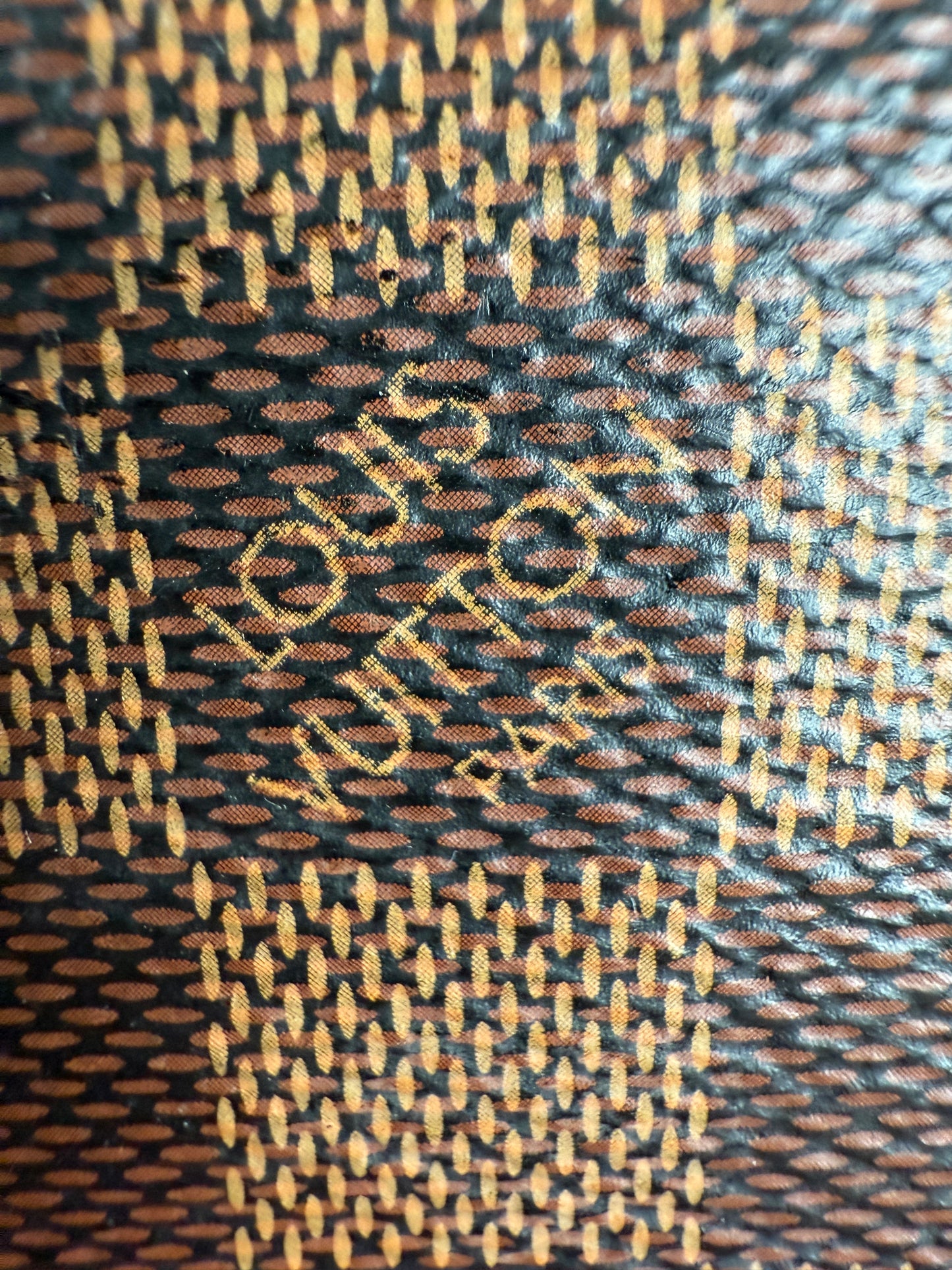 Damier Ebene 6-Ring Key Holder Rose Ballerine Pink