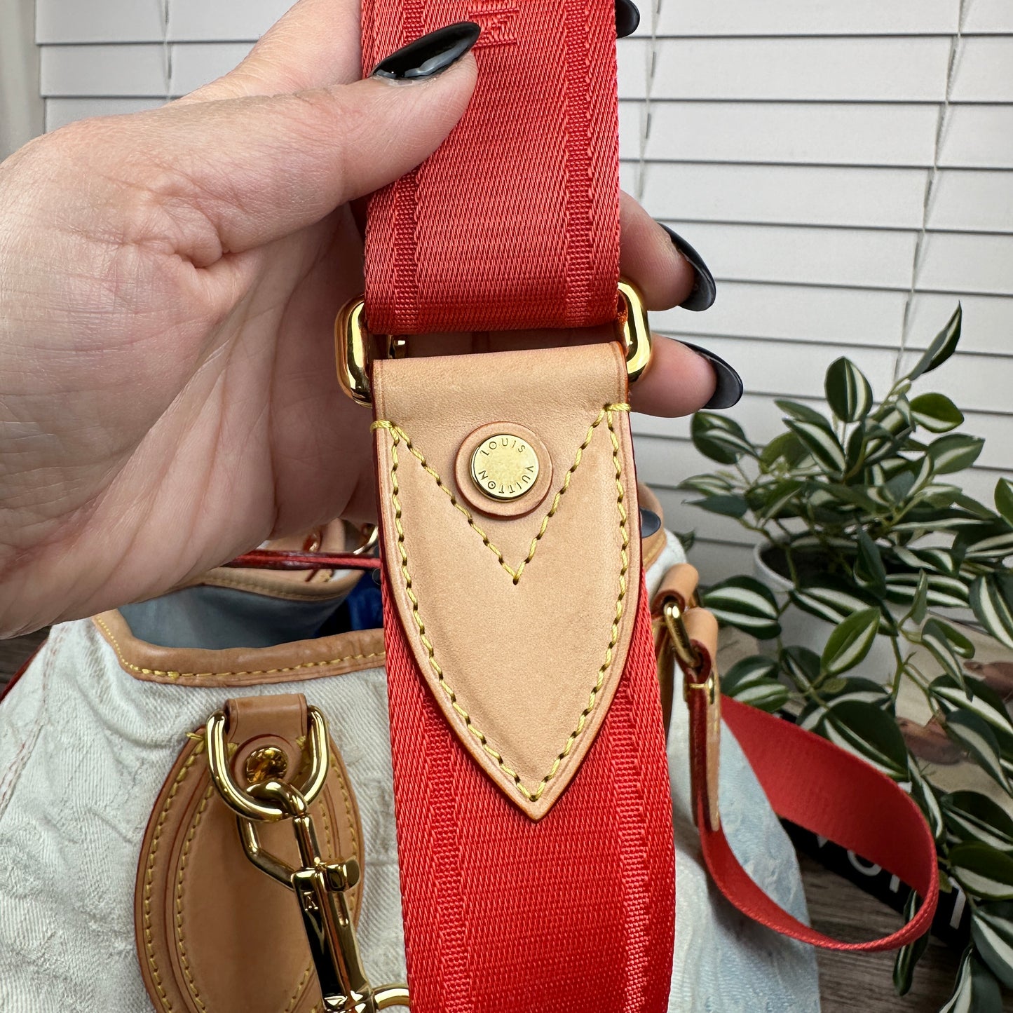 Louis Vuitton Limited Edition Blue Denim Sunlight Bag