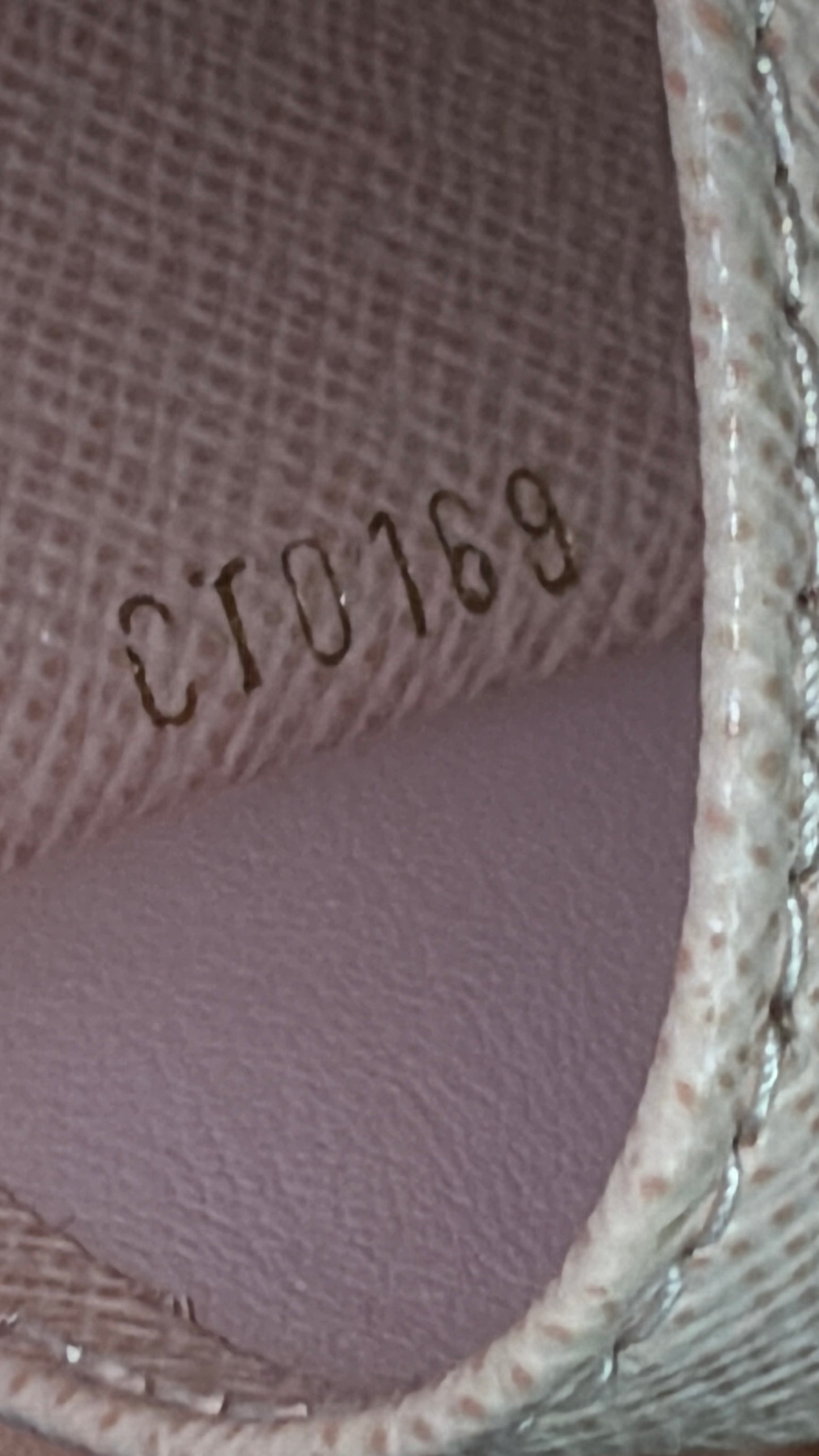 Damier Ebene 6-Ring Key Holder Rose Ballerine Pink