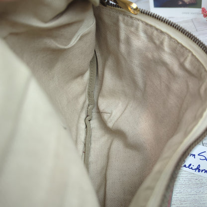 Gucci Large White Logo Print Bum Bag
