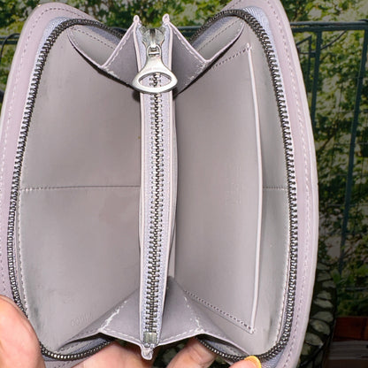 Louis Vuitton Lilac Epi Leather Demi-Lune Zip Wallet
