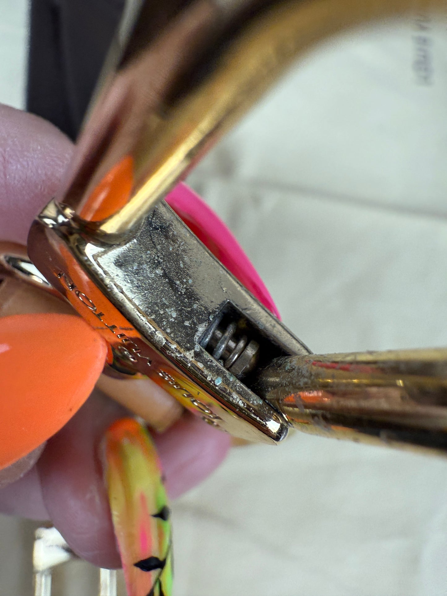 Brown Adjustable Webbed Strap – Vachetta & Gold-Tone Hardware