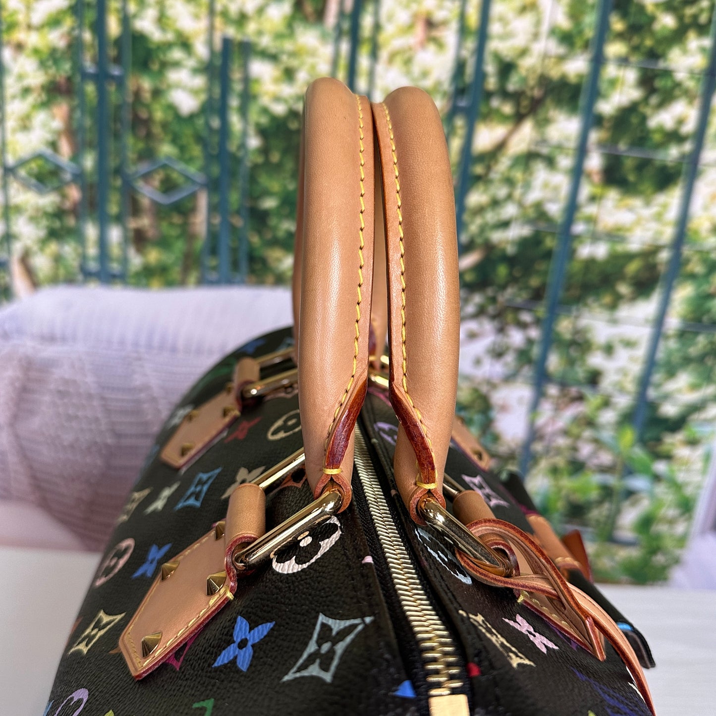 Louis Vuitton Limited Edition Murakami Black Multicolor Speedy 30