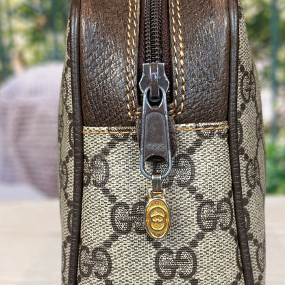 Gucci Vintage GG Web Sherry Line Clutch Bag