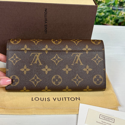 Louis Vuitton Monogram Sarah Wallet New Model