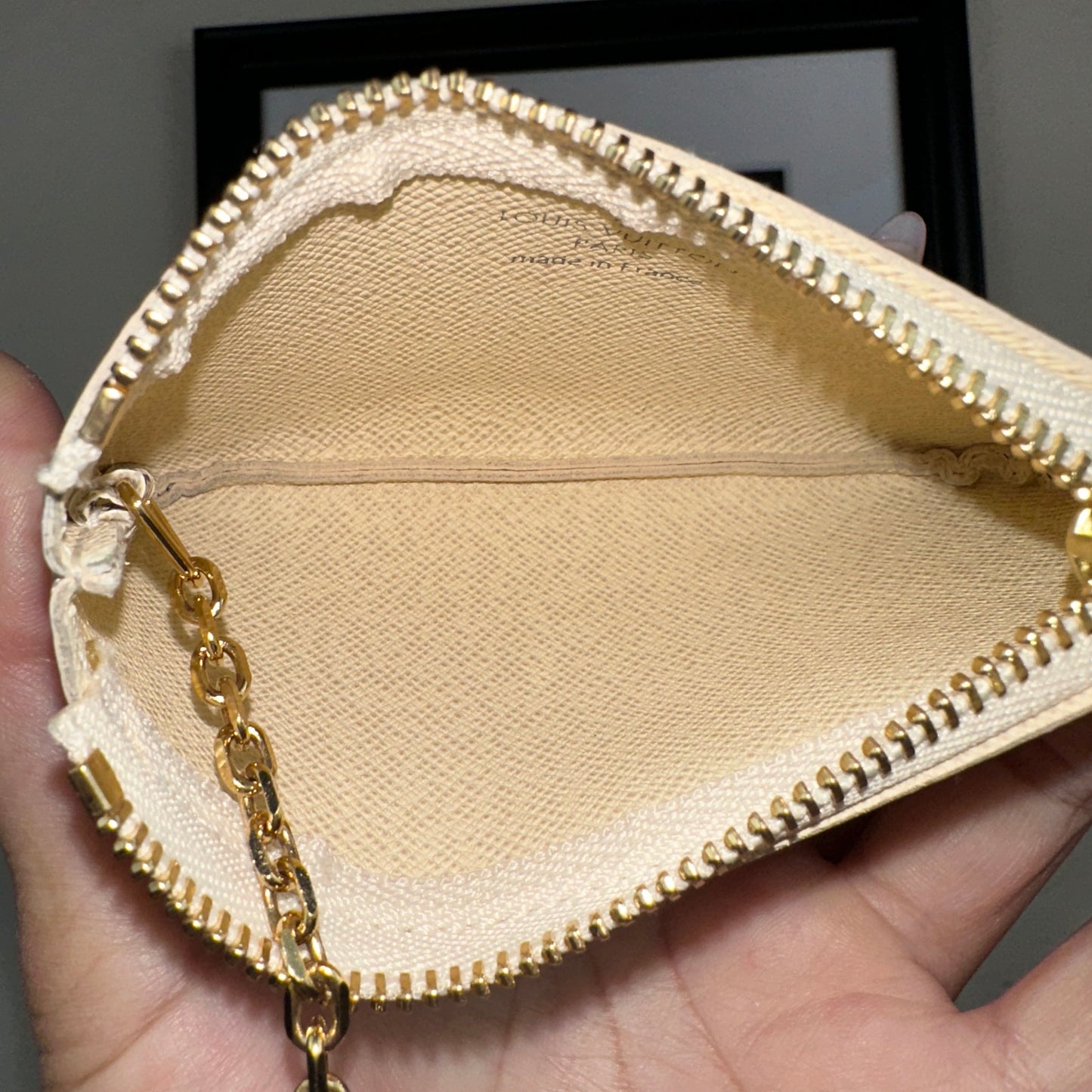 Louis Vuitton Damier Azur Key Cles Pouch