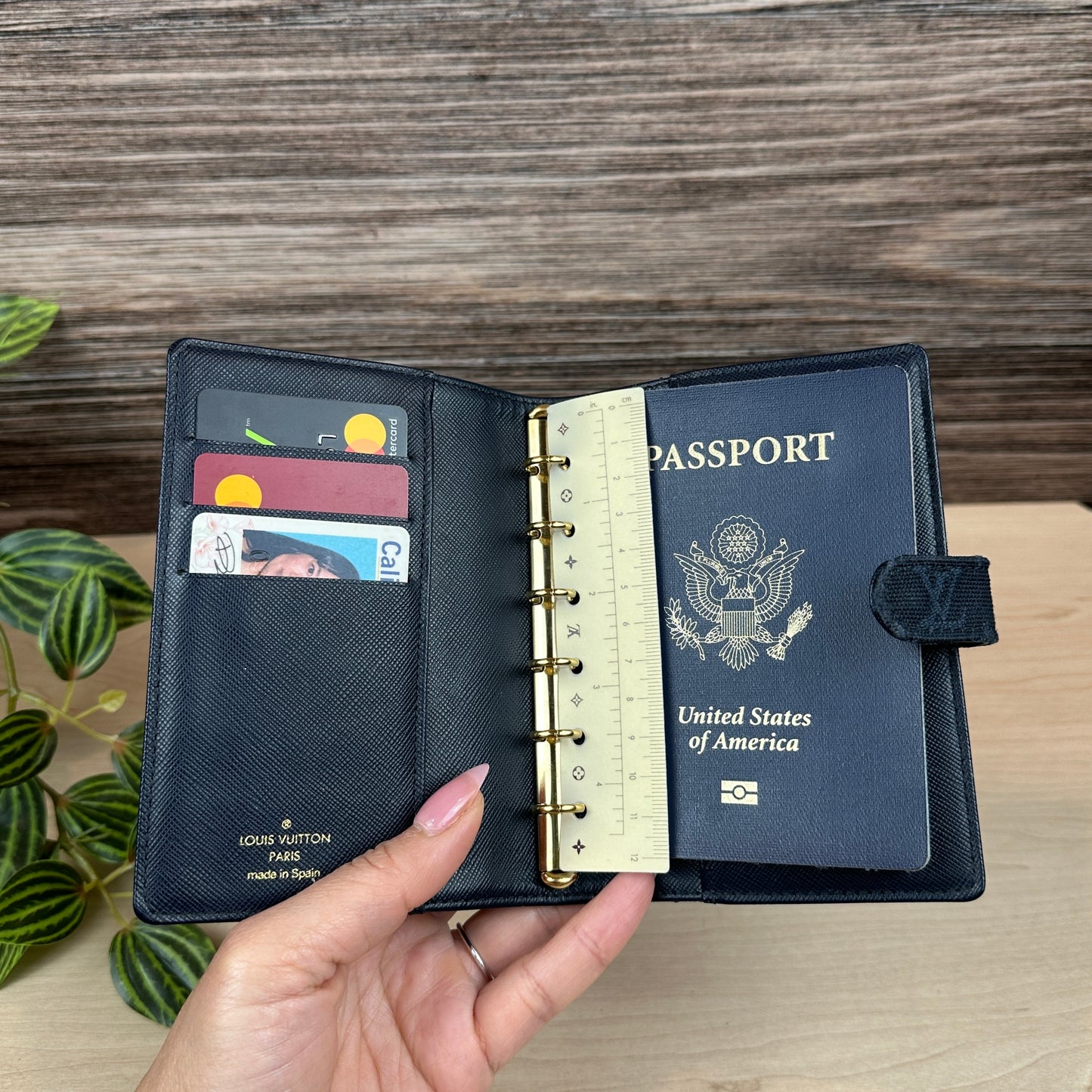 Louis Vuitton Mini Lin Agenda PM Navy Blue