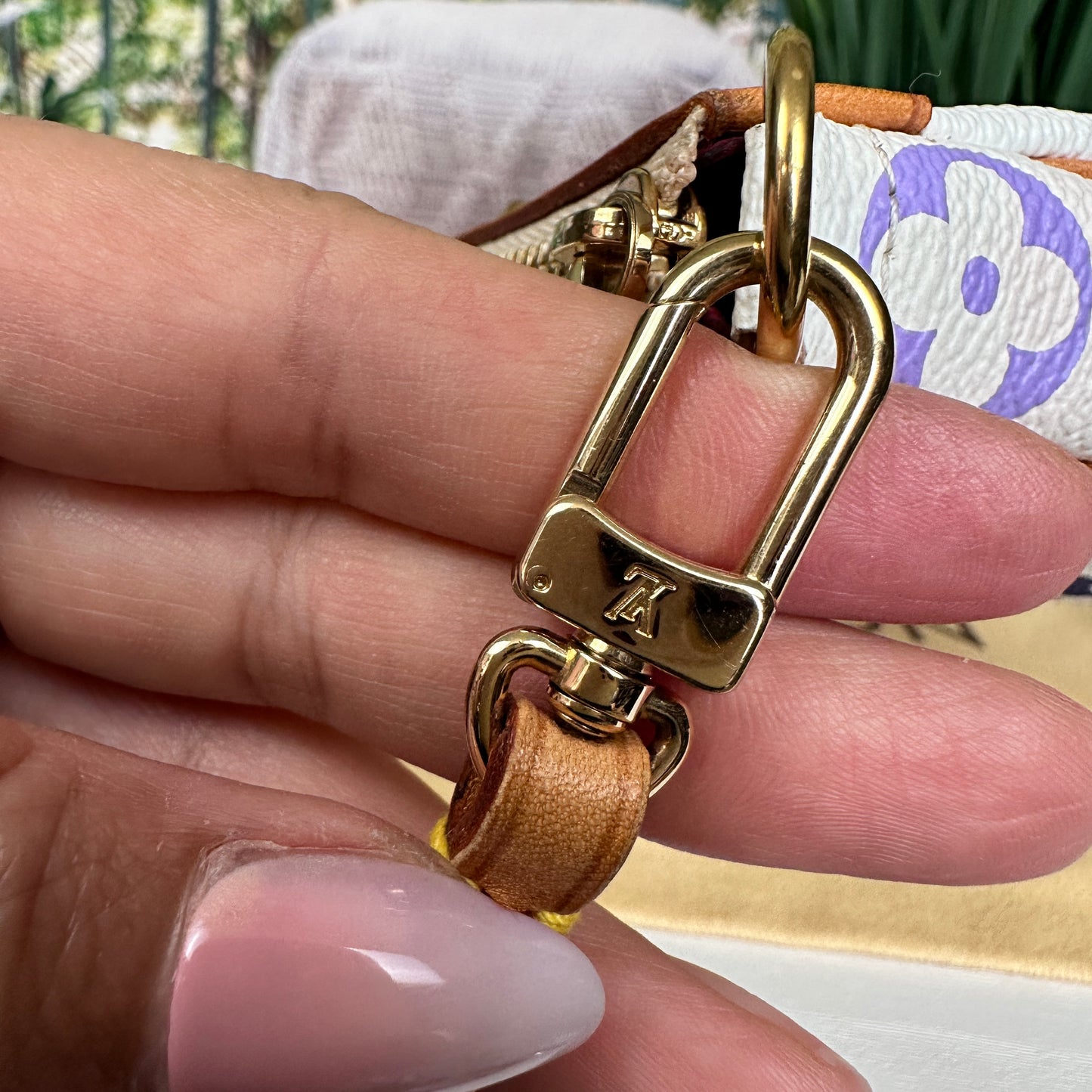 Louis Vuitton Murakami White Multicolor Pochette Accessories