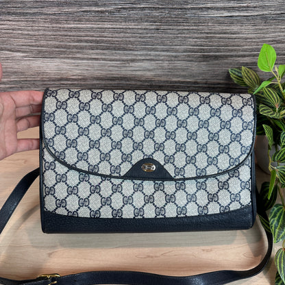 Gucci Vintage Supreme Sling Navy