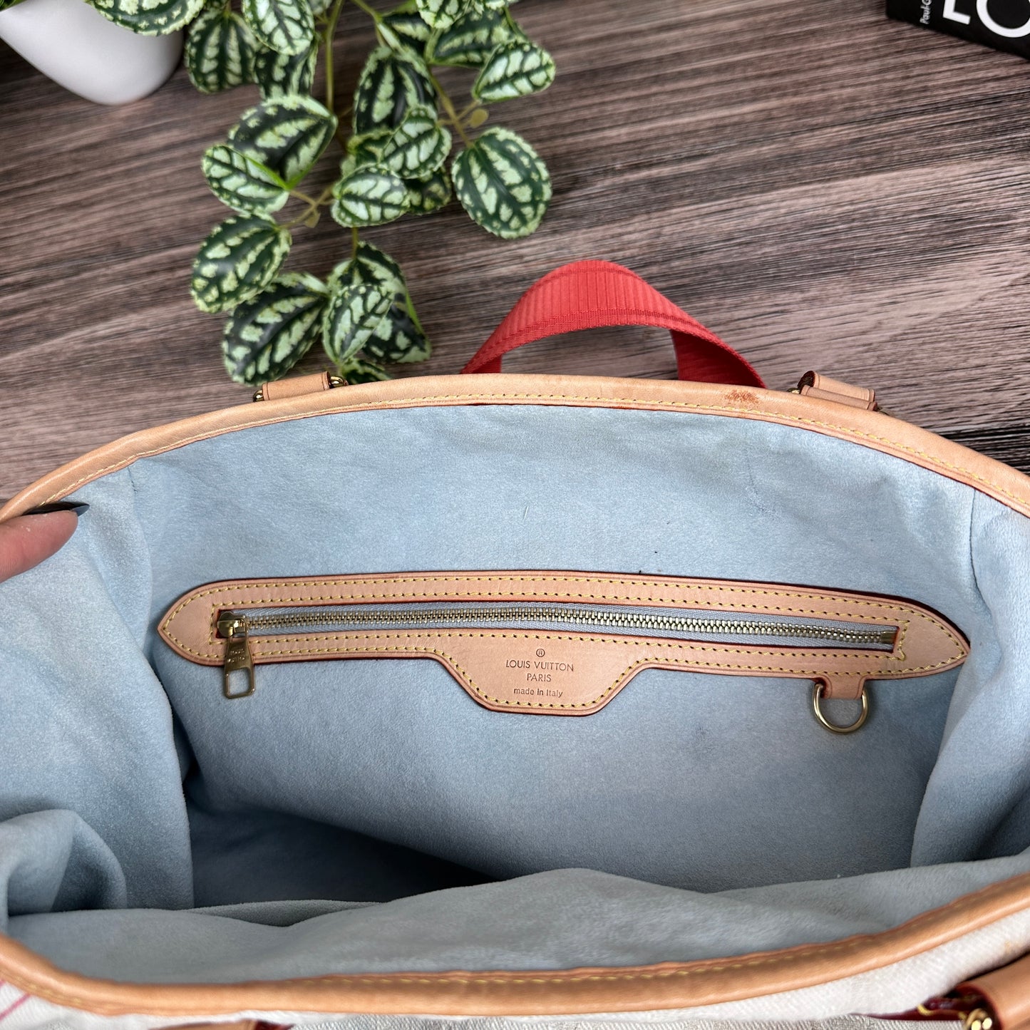 Louis Vuitton Limited Edition Blue Denim Sunlight Bag