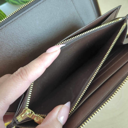 Louis Vuitton XL Zippy Organizer Damier Ebene
