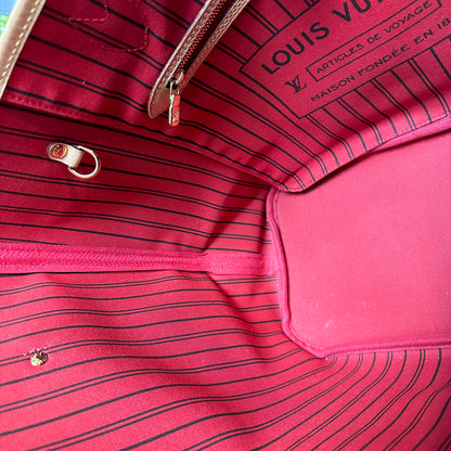 Louis Vuitton Monogram Neverfull MM Cerise