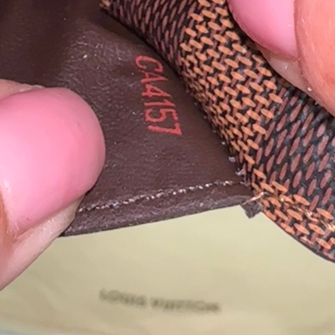 Louis Vuitton Damier Sarah Wallet New Model
