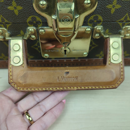 Louis Vuitton Vintage 1960 Monogram Bisten 60 Trunk