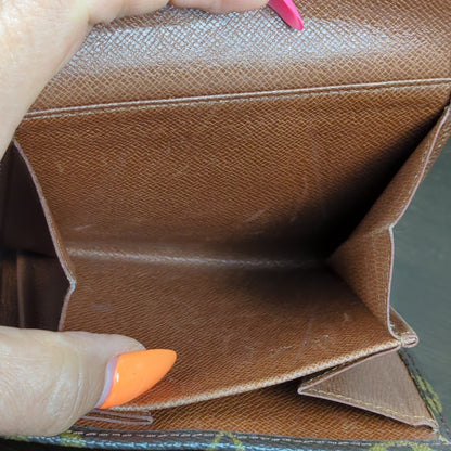 Elise Monogram Tri-Fold Wallet