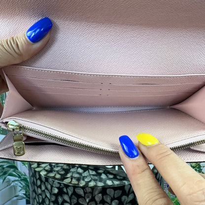 Louis Vuitton Damier Sarah Wallet Rose Ballerine