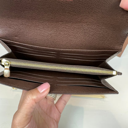 Louis Vuitton Damier Sarah Wallet New Model