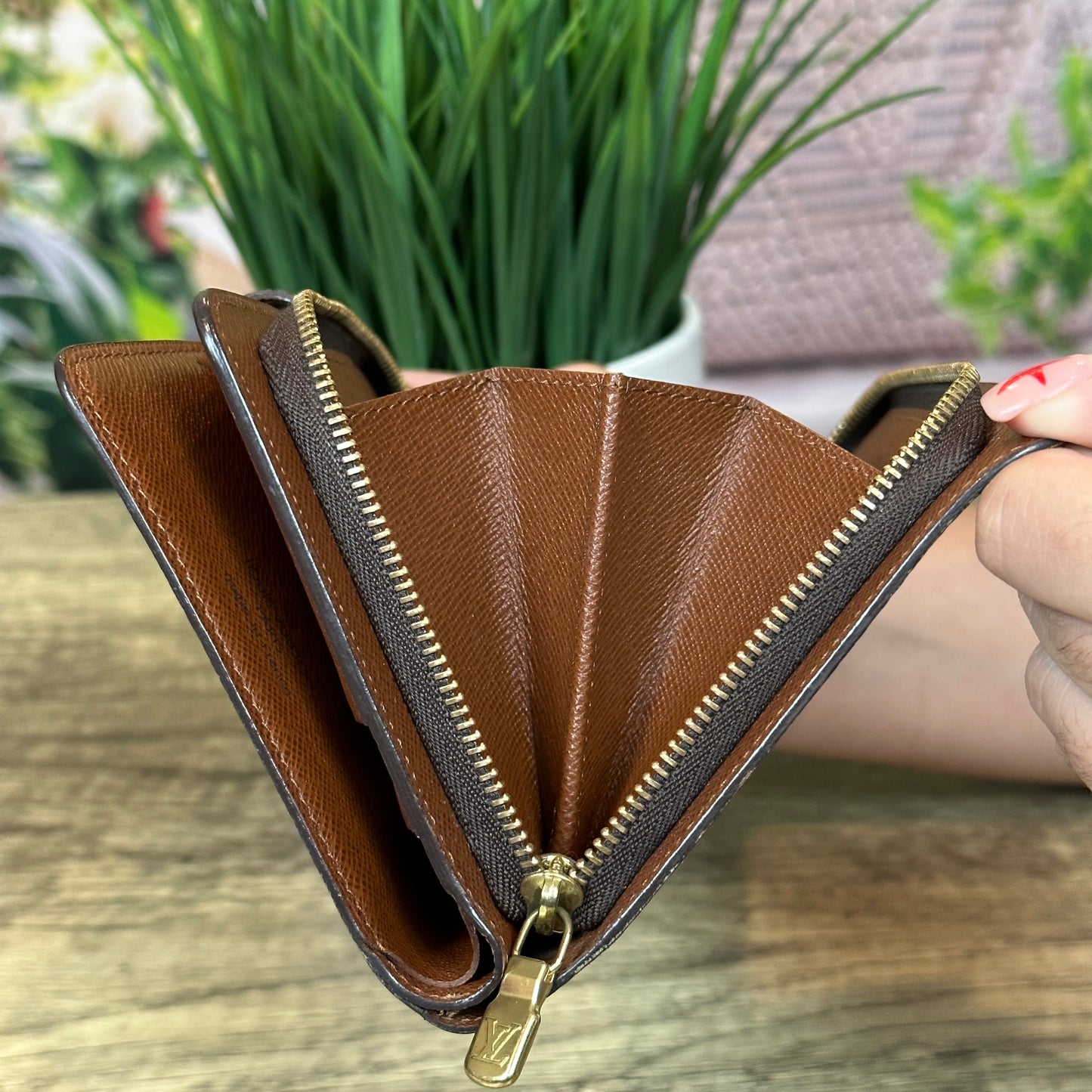 Louis Vuitton Monogram Porte Papiers Zippe Wallet