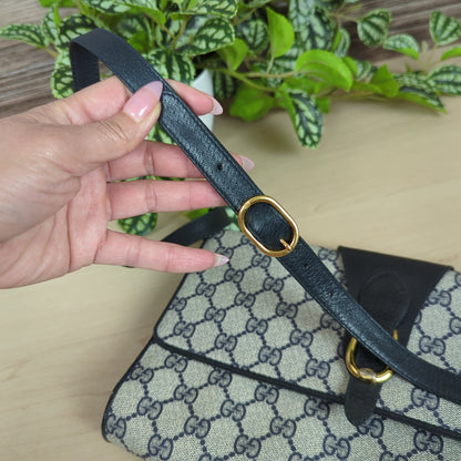 Gucci Navy Supreme Shoulder Bag