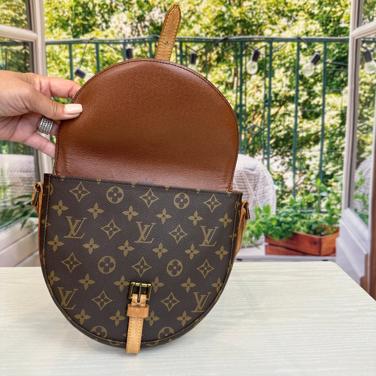 Louis Vuitton Monogram Chantilly MM Crossbody Bag