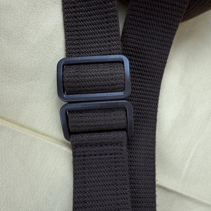 Brown Adjustable Webbed Strap – Vachetta & Gold-Tone Hardware