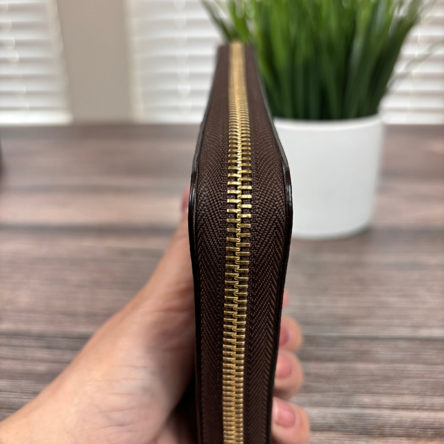 Louis Vuitton XL Zippy Organizer Damier Ebene