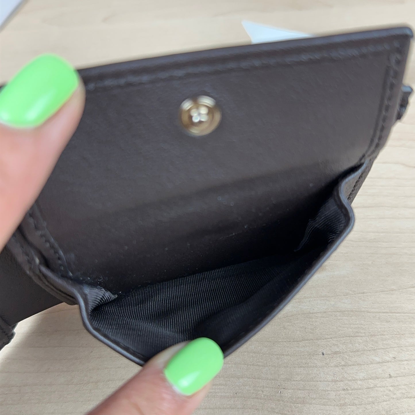 Gucci Micro GG Unisex Bifold Wallet Brown