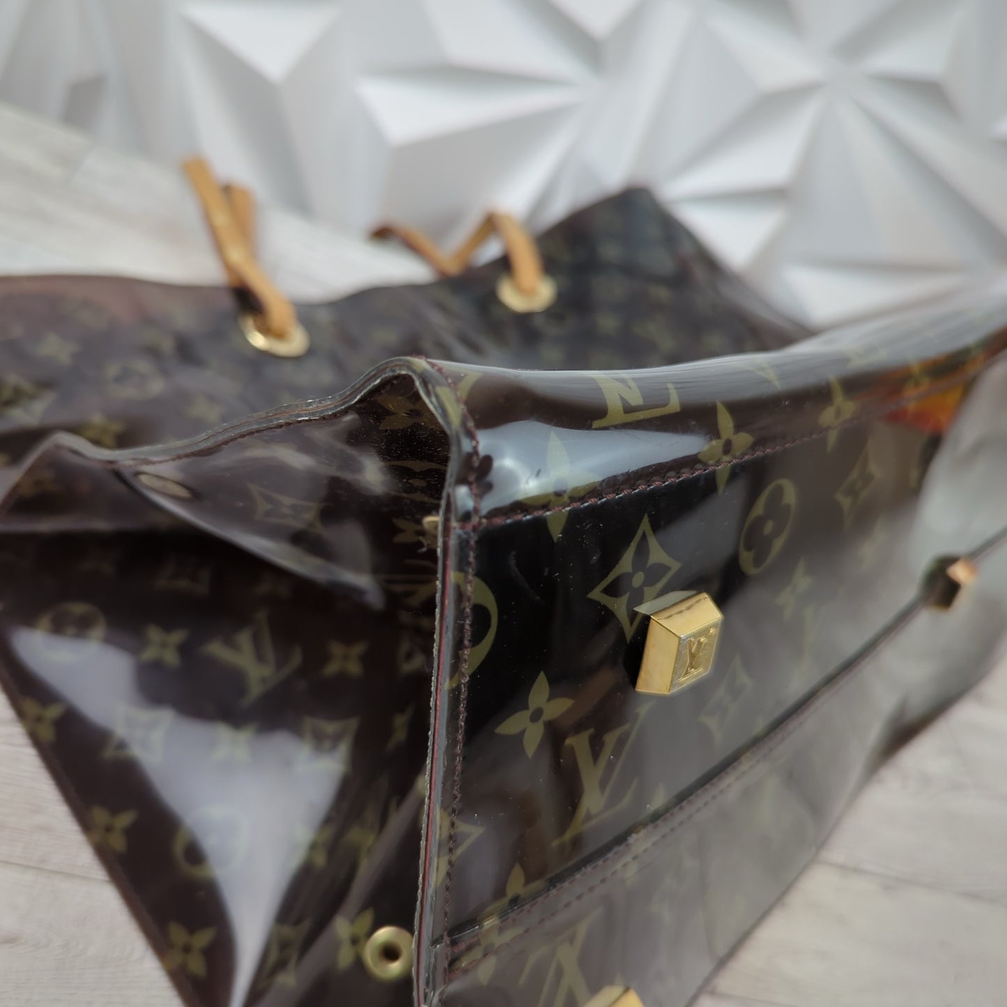 Limited Edition Monogram Vinyl Ambre Cruise Tote Bag