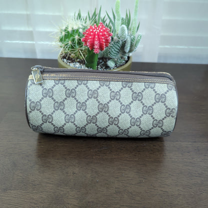 Vintage GG Monogram Cylinder Pouch