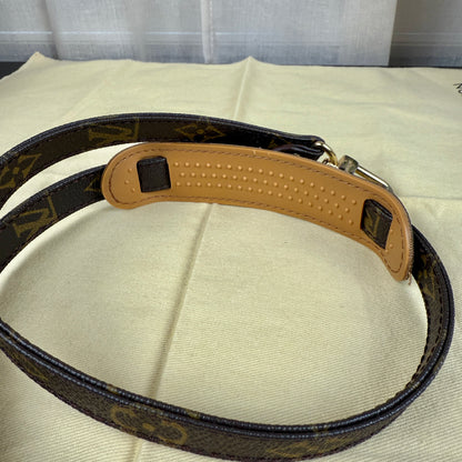 Monogram Canvas Shoulder Strap with Comfort Pad