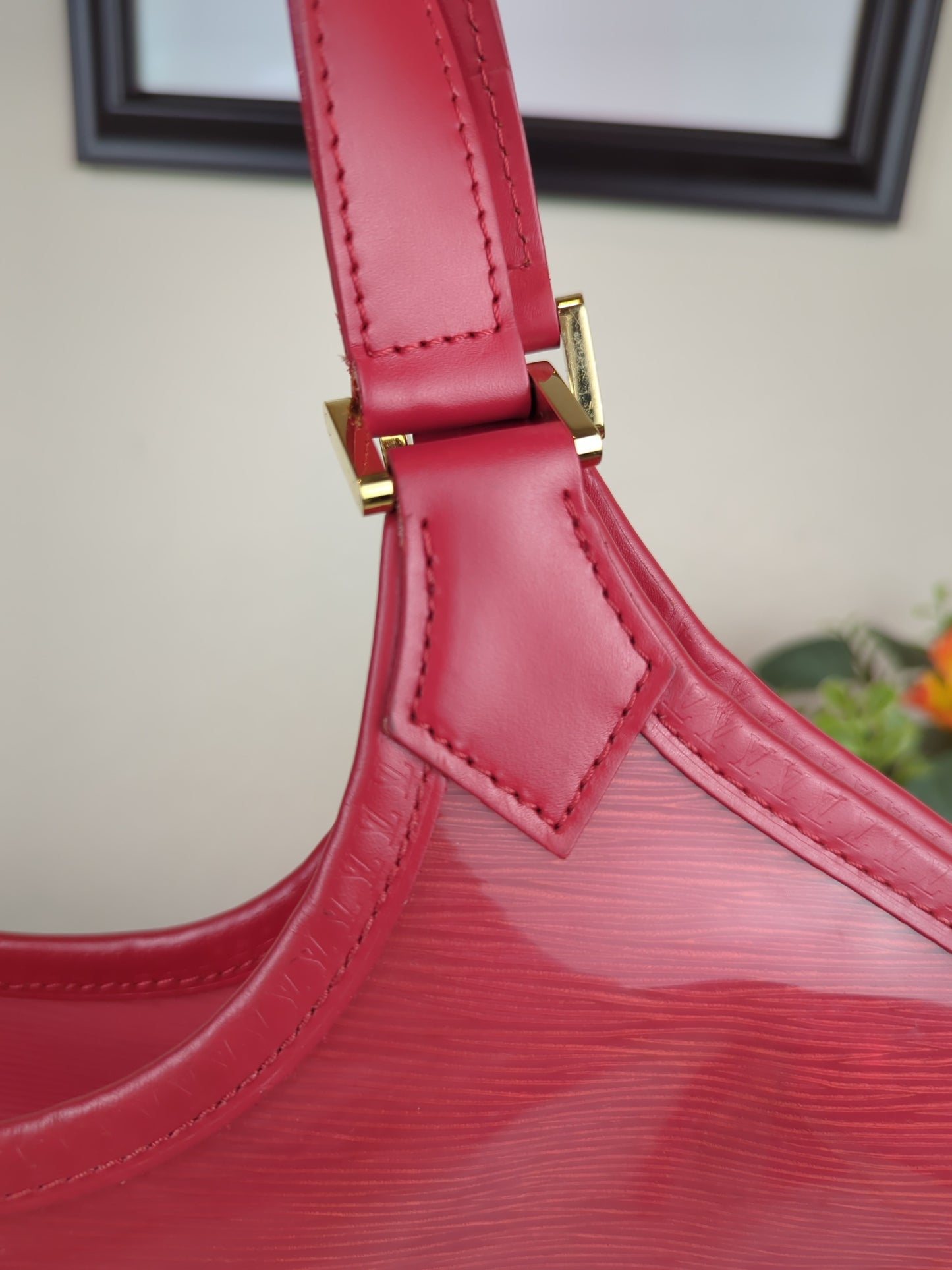 Louis Vuitton Epi Plage Baia Beach Grenadine Red