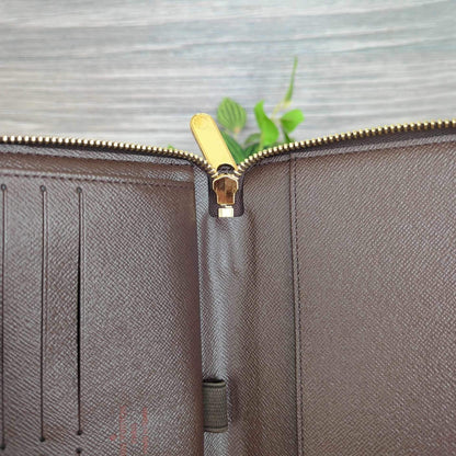 Louis Vuitton XL Zippy Organizer Damier Ebene
