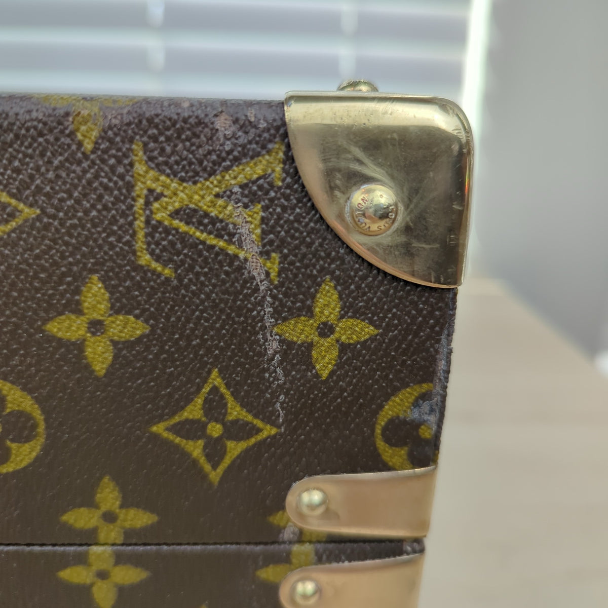 Louis Vuitton Vintage 1960 Monogram Bisten 60 Trunk