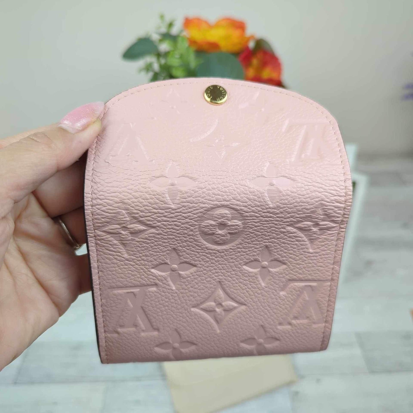 Louis Vuitton Empriente Leather Rosalie Coin Wallet
