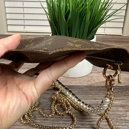 Louis Vuitton Randonnee Pouch Converted to Crossbody Clutch