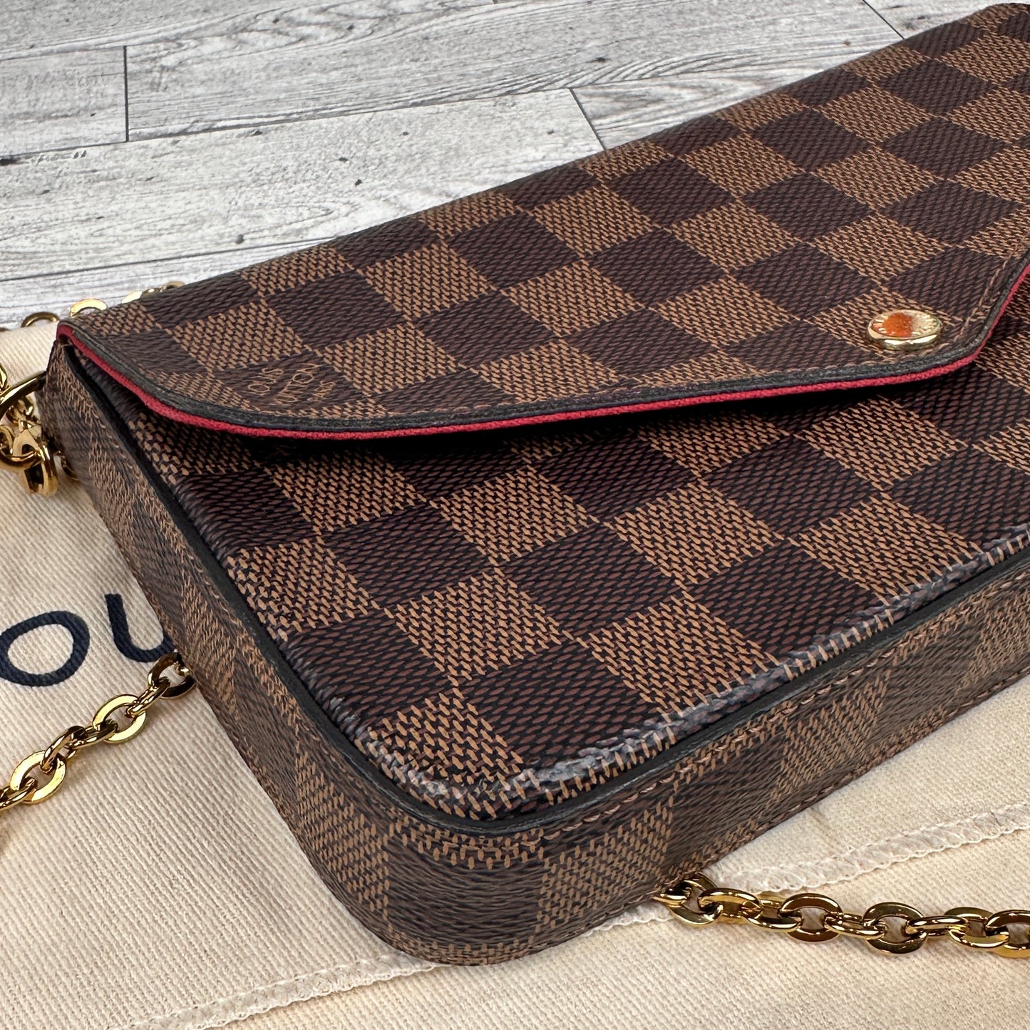 Louis Vuitton Félicie Pochette Damier Ebene
