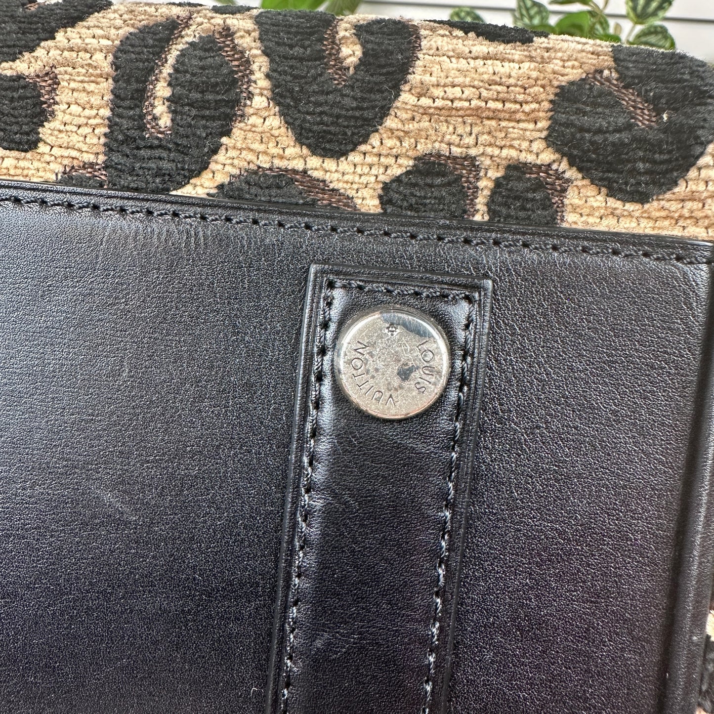 Louis Vuitton Limited Edition Stephen Sprouse Jacquard Velvet Leopard Print Speedy