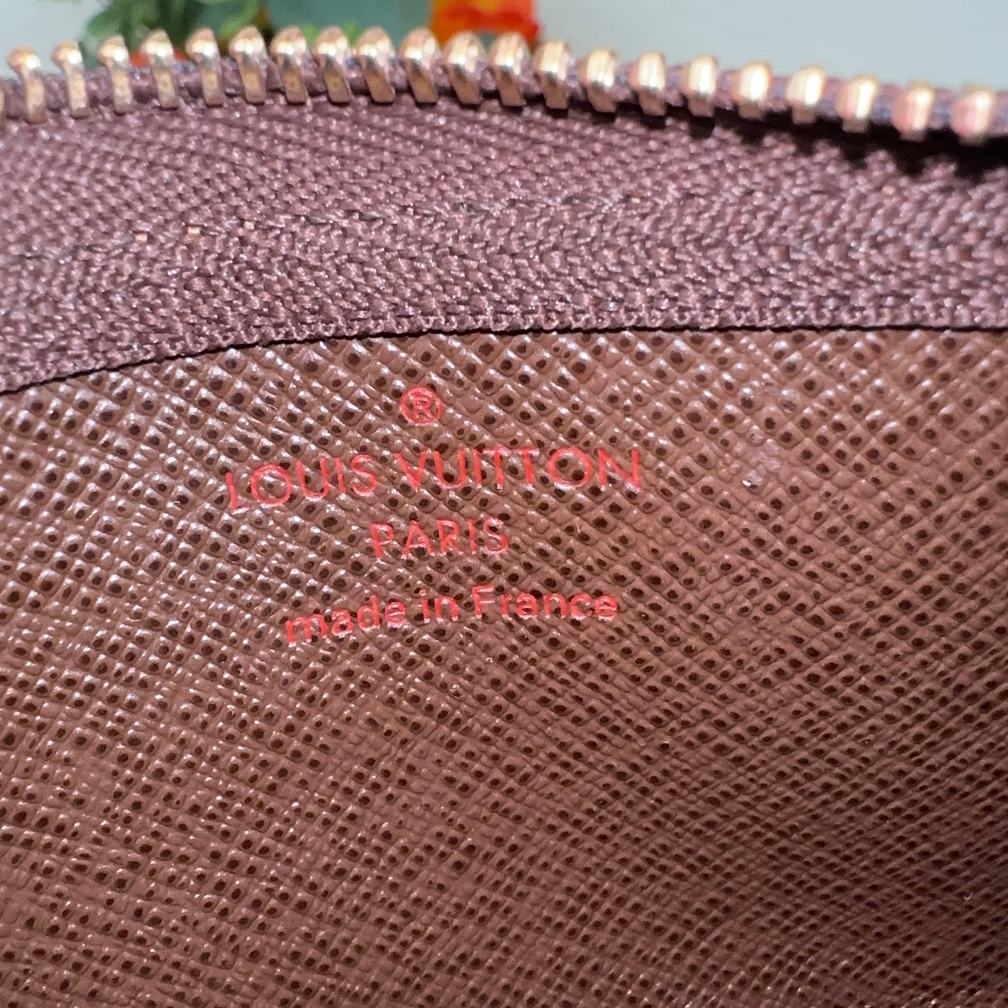 Louis Vuitton Damier Ebene Key Cles Pouch