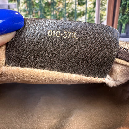 Gucci Vintage GG Web Sherry Line Clutch Bag