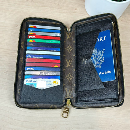 Louis Vuitton Monogram Daily Organizer Wallet Noir