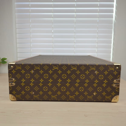 Louis Vuitton Vintage 1960 Monogram Bisten 60 Trunk