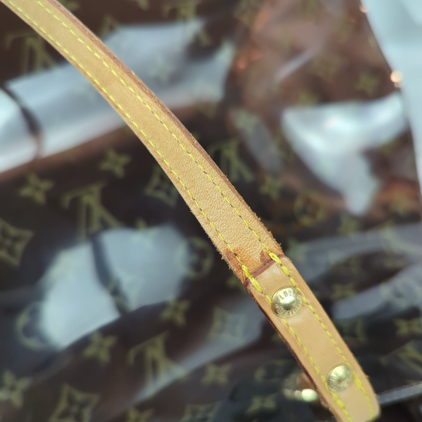 Limited Edition Monogram Vinyl Ambre Cruise Tote Bag