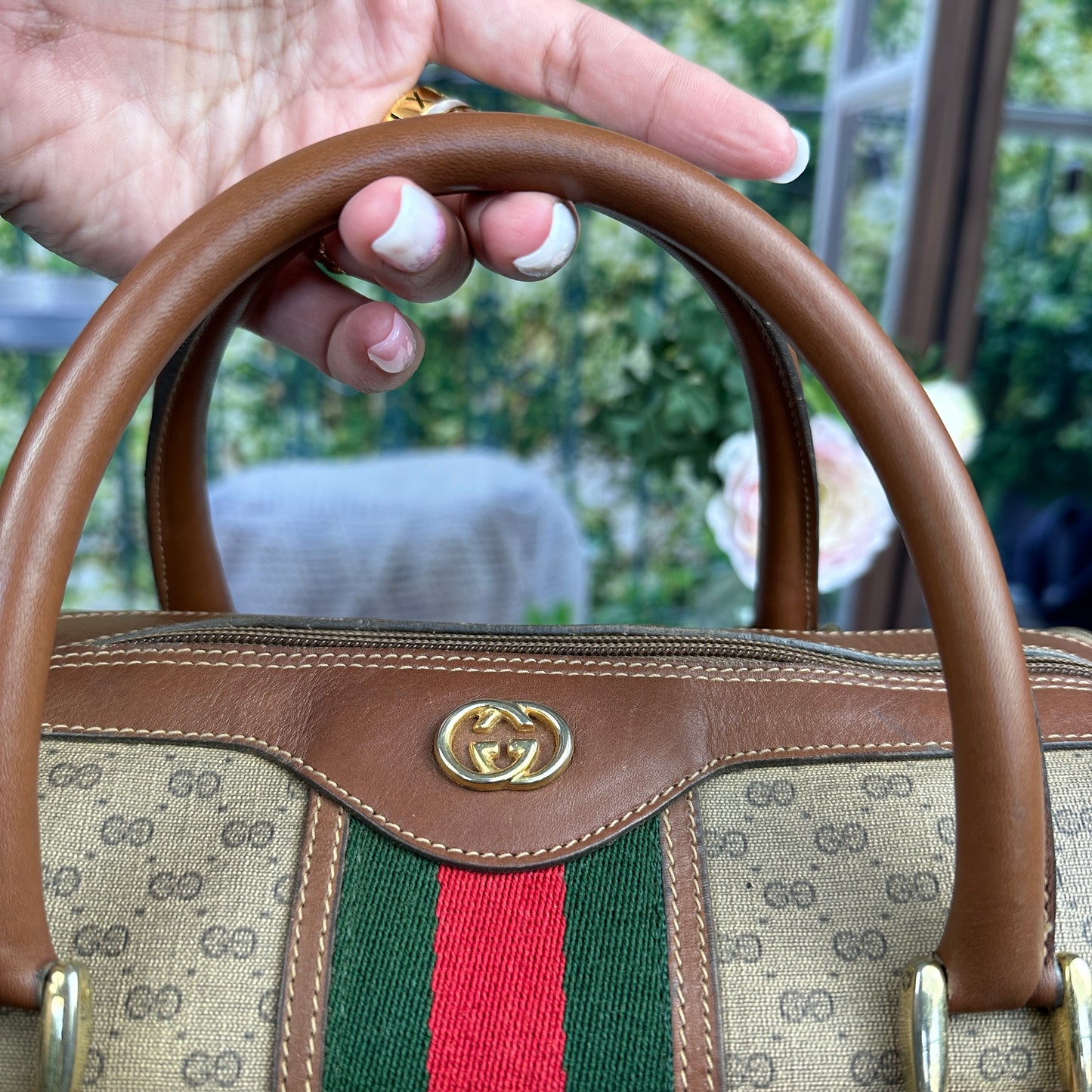 Gucci Vintage Sherryline Boston Bag