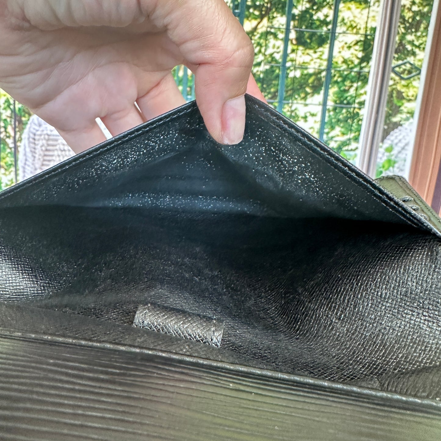 Louis Vuitton Black Epi Porte Tresor International Wallet