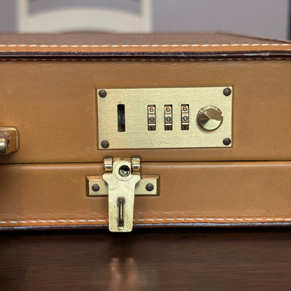 Beige/Brown Micro GG Hard Briefcase